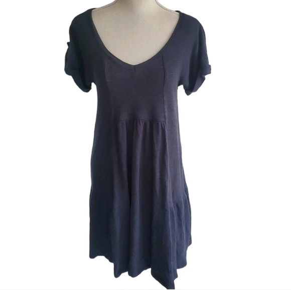 Saturday Sunday | Anthropologie Dark Gray Casual Dress - Picture 1 of 9